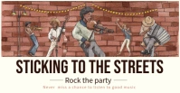 Street Music Template Couverture d'événement Facebook