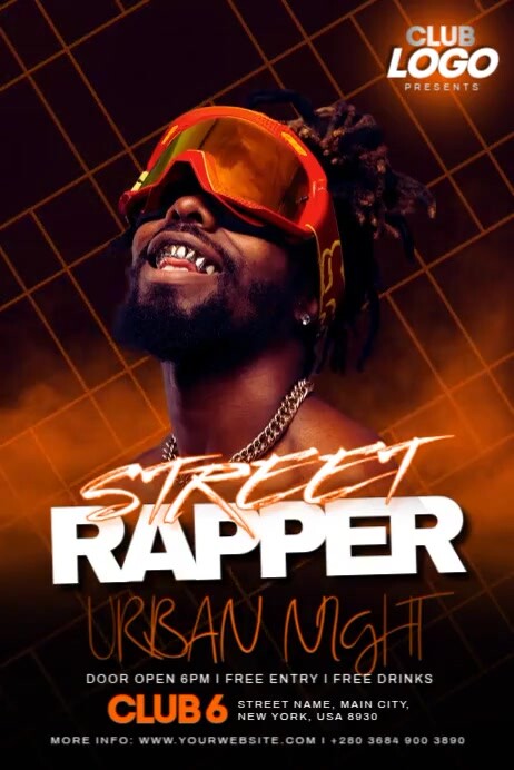 Street Rap Template | PosterMyWall