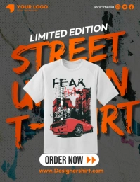 Street Shirt Flyer template