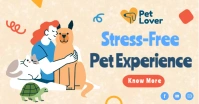 Stress Reliever Pet Ads Facebook Shared Image template