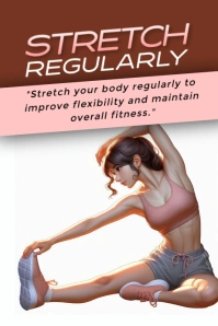 Stretch Poster template