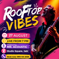 Strings & Soul Live Music Night Instagram-opslag template