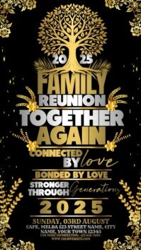 Stronger Through Generations: Family Together Again 2025 Instagram-verhaal template
