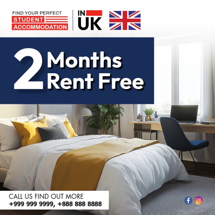 Poster Rented Room Room Rental Advertisement Template | PosterMyWall