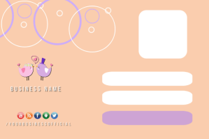 棕色 Student Card, Membership Card Design Template Label