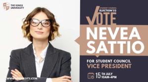 Student Council Election Ad Twitter-bericht template