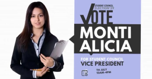 Student Council Election Ad Facebook Shared Image template