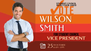 Student Council Election Ad template