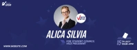 Student Council Election Campaign Facebook Cover Photo template