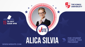 Student Council Election Campaign Twitter-bericht template