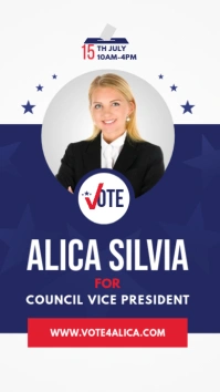 Student Council Election Campaign Instagram Story template