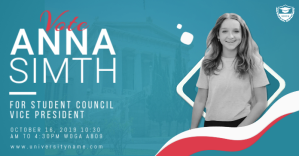 Student Council Election Campaign Facebook template