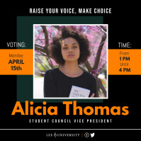 Student Council Election Campaign Instagram V Template | PosterMyWall