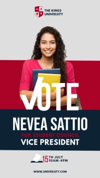 Student Council Election Instagram Story template