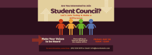 Student Council Facebook Cover photo template