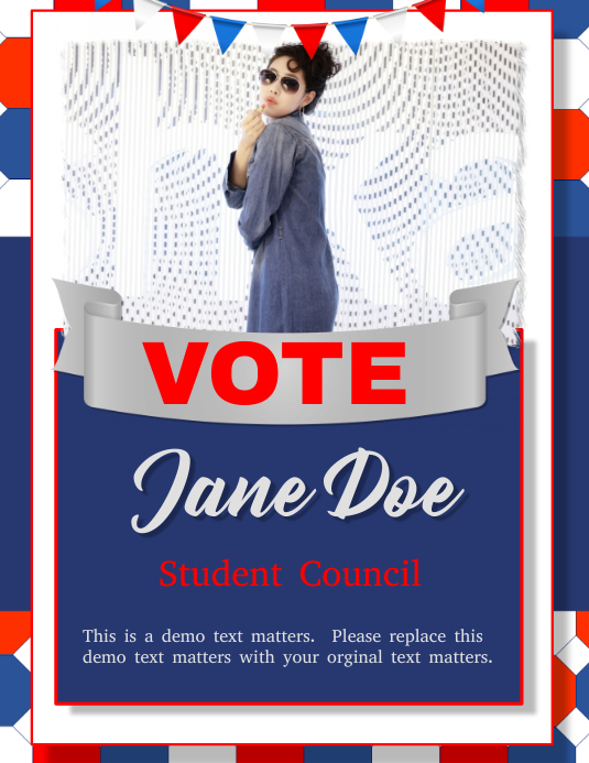 Student Council Flyer (US Letter) template