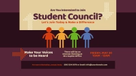 Student Council Twitter Post template