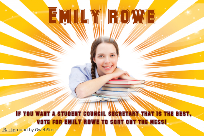 student election poster template postermywall student election poster templates