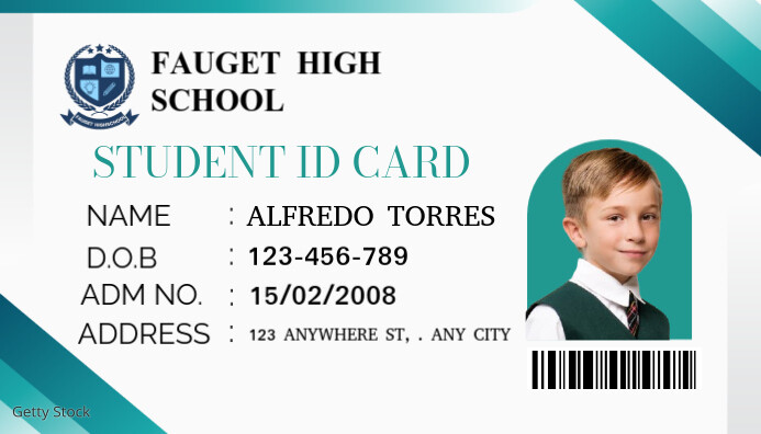 Student id card Template | PosterMyWall
