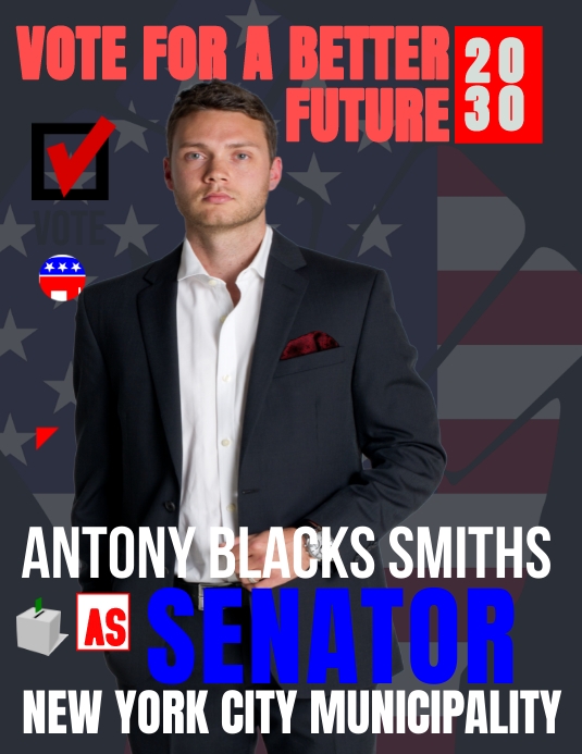 Student leader poster Flyer (US Letter) template