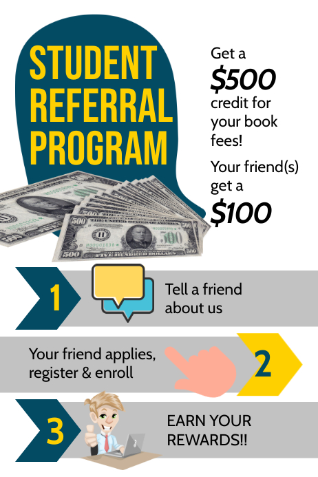Student Referral Program Poster Template | PosterMyWall