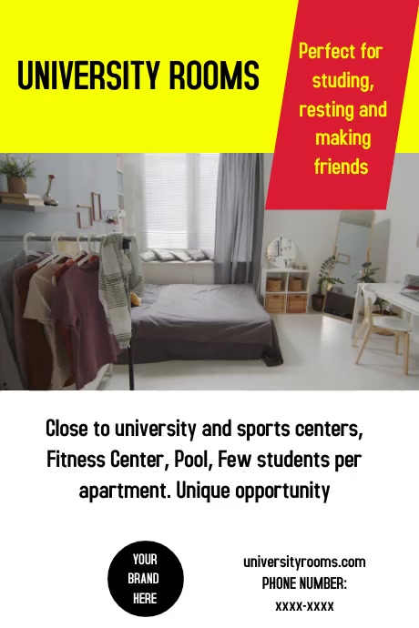 Student room Template | PosterMyWall