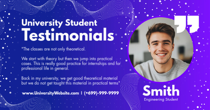 Student Testimonials Post Templates | PosterMyWall