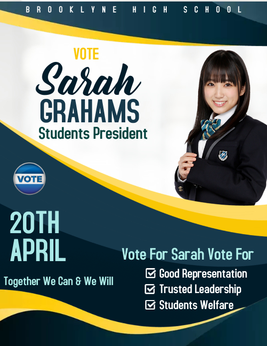 Student Council Flyer Template Student Council Flyer Template