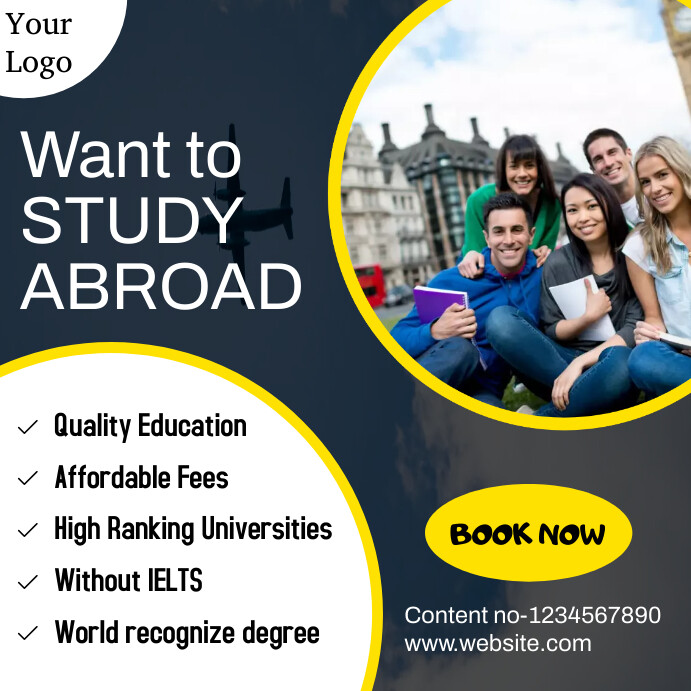 Plantilla de Study abroad | PosterMyWall
