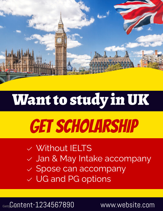 Study abroad Flyer (US Letter) template