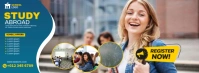 Study Abroad Facebook Cover template