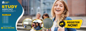 Study Abroad Facebook Cover template