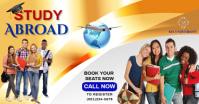 Study Abroad Flyer Template Facebook Shared Image