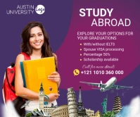 Study Abroad Social Media Post Template Umugqa Omkhulu