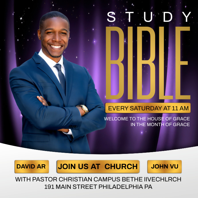 Study bible instagram post Template | PosterMyWall