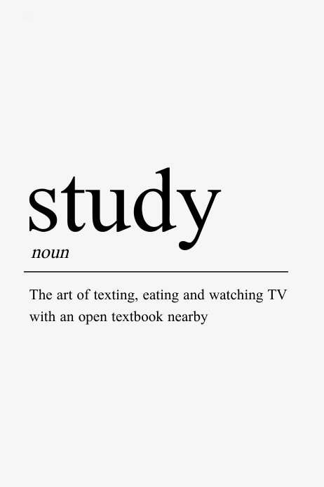 Study Funny Poster Print Customizable Templat Template PosterMyWall