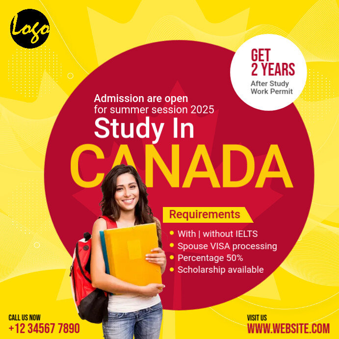 Study in Abroad Ad Template | PosterMyWall