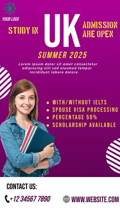 Studyad Study in Abroad Ad Template | PosterMyWall