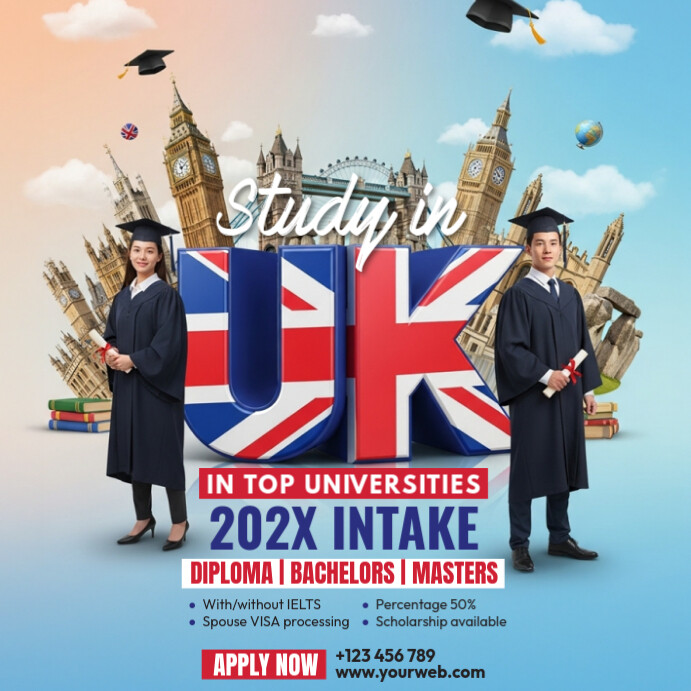 Copy of Study In Abroad Ad Template | PosterMyWall