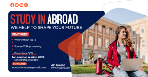 Study In Abroad Banner Post Template Изображение, которым поделились на Facebook
