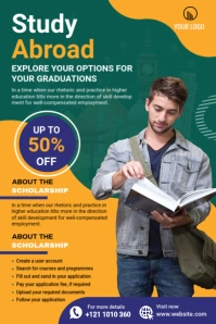 Study in abroad Grafica Pinterest template