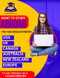 study abroad flyer template | PosterMyWall