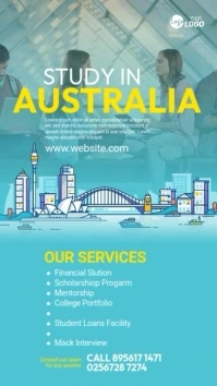 Study in Abroad Template Instagram Story