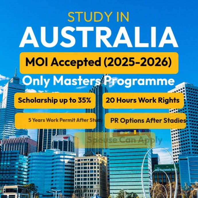 Study in Australia Instagram Post template