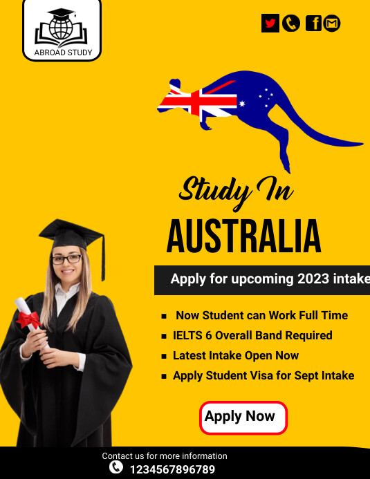 Study In Australia Flyer Template PosterMyWall study-in-australia-flyer-template-postermywall
