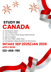 Study In Canada A4 template