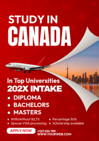 Study in Canada A4 template