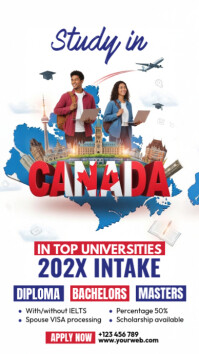 Study In Canada Digital Display (9:16) template
