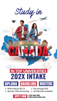 Study In Canada Digital Display (9:16) template