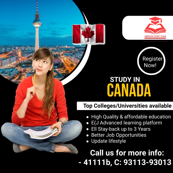 Study in CANADA Flyer Template | PosterMyWall